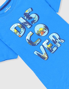 Playera Weekend manga corta para niño