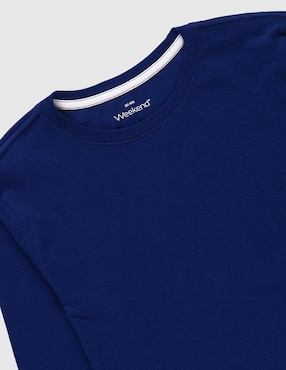 Playera Weekend manga larga para niño