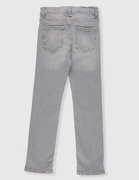 Jeans straight Weekend lavado obscuro para niño
