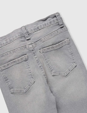 Jeans straight Weekend lavado obscuro para niño
