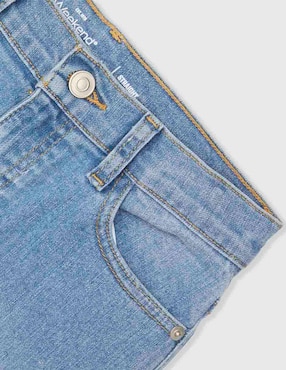 Jeans straight Weekend deslavado para niño