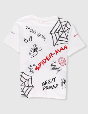 Playera Marvel DTR Spider-Man manga corta para niño