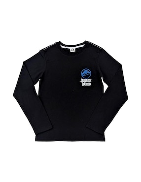 Playera Universal jurassic world manga larga para niño