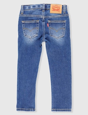 Jeans super skinny Levi´s lavado stone wash para niño