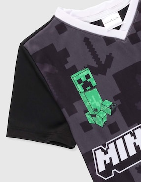 Playera Minecraft Minecraft manga corta para niño