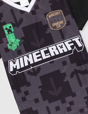 Playera Minecraft Minecraft manga corta para niño
