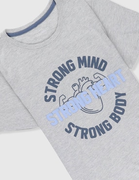 Playera Weekend manga corta para niño