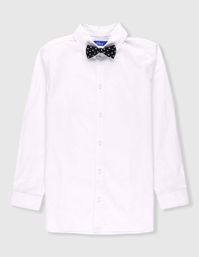 Camisa de vestir Weekend manga larga para niño
