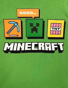 Playera Minecraft Minecraft manga corta para niño