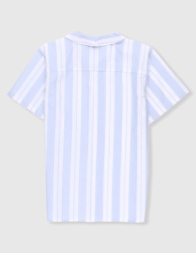 Camisa casual Weekend de algodón manga corta para niño