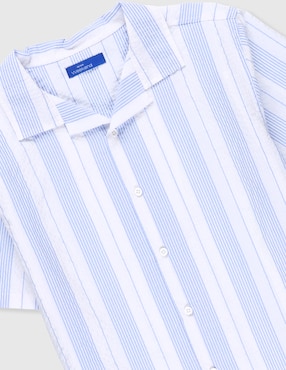 Camisa casual Weekend de algodón manga corta para niño