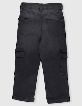 Jeans carpenter straight Weekend lavado obscuro para niño