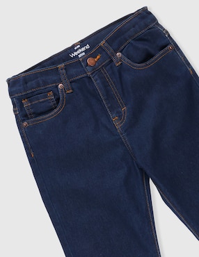 Jeans slim Weekend lavado obscuro para niño