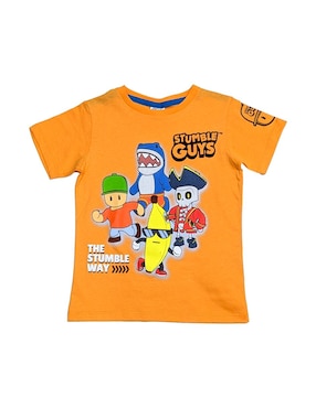 Playera Scopely Stumble Guys manga corta para niño