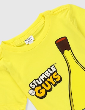 Playera Scopely Stumble Guys manga corta para niño