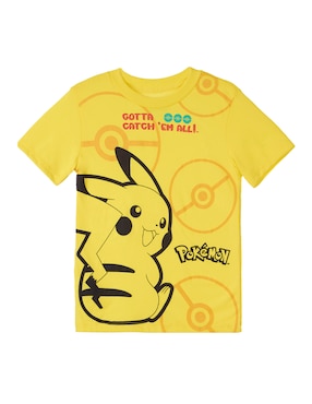 Playera Optima Pokémon manga corta para niño