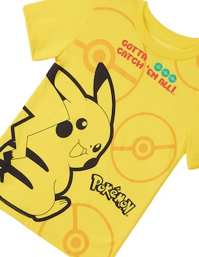 Playera Optima Pokémon manga corta para niño