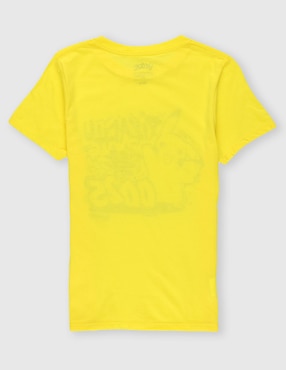 Playera Optima Pikachu Pokémon manga corta para niño