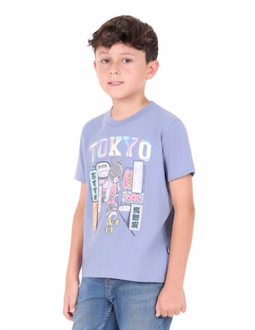 Playera Optima manga corta para niño