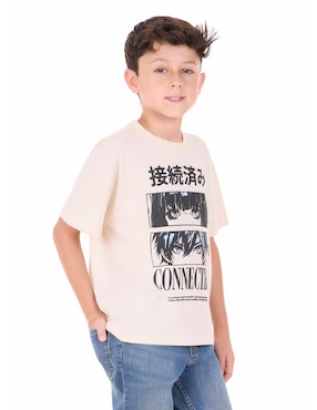 Playera Optima manga corta para niño