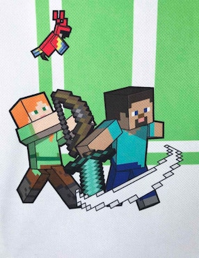 Playera Minecraft manga corta para niño