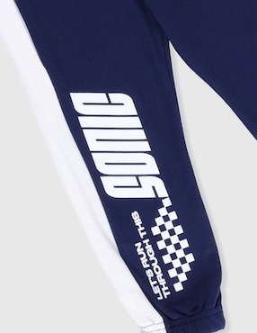 Pants jogger Sega Sonic para niño