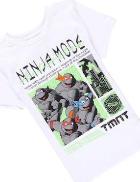Playera Paramount Tortugas Ninja manga corta para niño