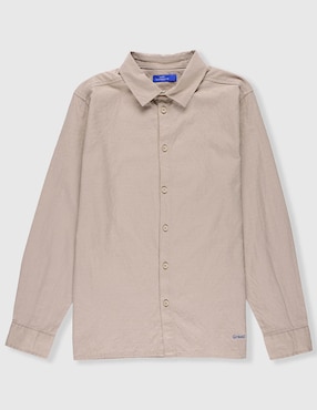 Camisa casual Weekend de algodón manga larga para niño