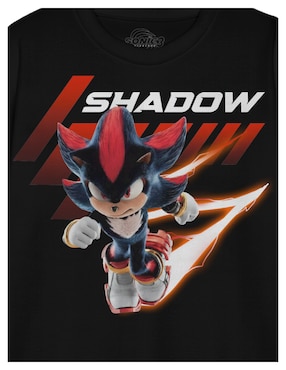 Playera Paramount Sonic manga corta para niño