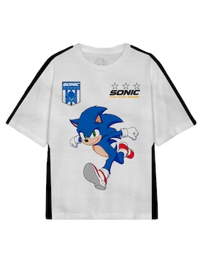 Playera Tycoon Sonic manga corta para niño
