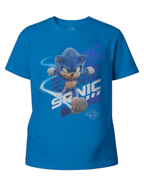 Playera Tycoon Sonic manga corta para niño