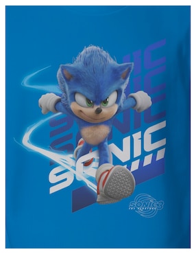 Playera Tycoon Sonic manga corta para niño