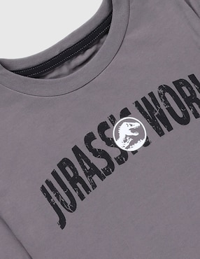 Playera Jurassic World Jurassic World manga corta para niño