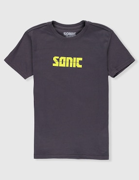 Playera Paramount Sonic Sonic The Hedgehog manga corta para niño