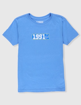 Playera Paramount Sonic manga corta para niño