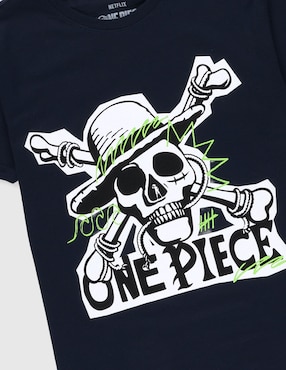 Playera Panaderia One Piece Netflix manga corta para niño