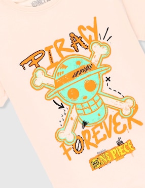 Playera Panaderia One Piece Netflix manga corta para niño