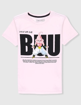 Playera Tycoon Majin Buu Dragon Ball Z manga corta para niño