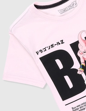 Playera Tycoon Majin Buu Dragon Ball Z manga corta para niño