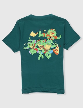 Playera Nickelodeon Tortugas Ninja manga corta para niño