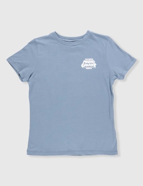 Playera Nintendo Mario Bros manga corta para niño