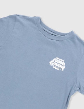 Playera Nintendo Mario Bros manga corta para niño