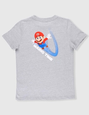Playera Nintendo Super Mario Bros The Super Mario Galaxy Movie manga corta para niño