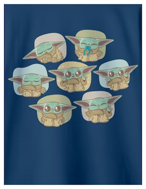 Playera Star Wars Grogu manga corta para niño