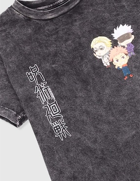 Playera Crunchyroll Jujutsu Kaisen manga corta para niño