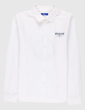 Camisa casual Weekend de algodón manga larga para niño