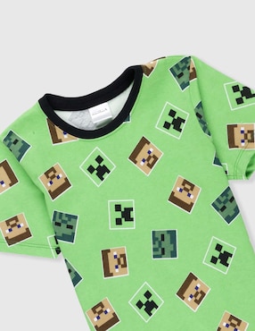 Playera Minecraft Minecraft manga corta para niño