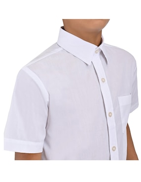 Camisa escolar Yale manga corta para niño