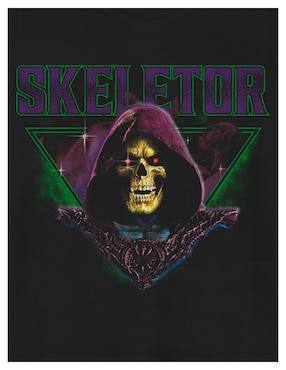 Playera Mattel Skeletor manga corta para niño