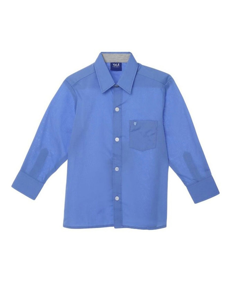 Camisa de vestir manga larga para niño